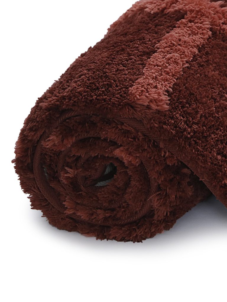 Windsor Tufted Polyester Shag Collection, Cobblestone