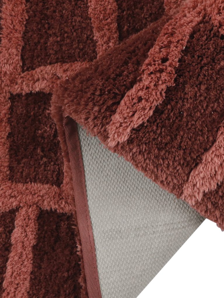 Windsor Tufted Polyester Shag Collection, Cobblestone