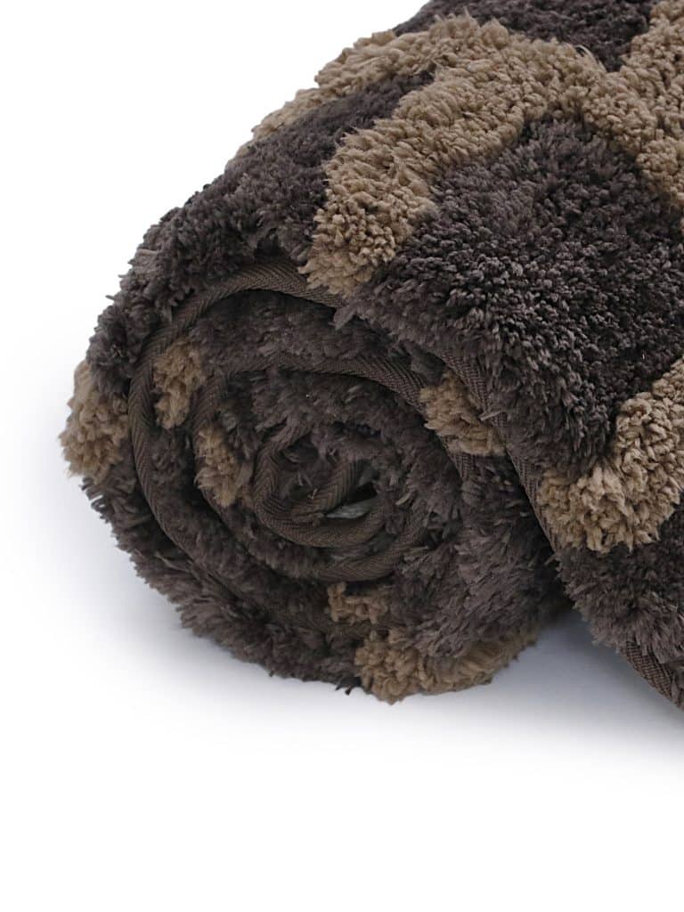 Windsor Tufted Polyester Shag Collection, Cobblestone