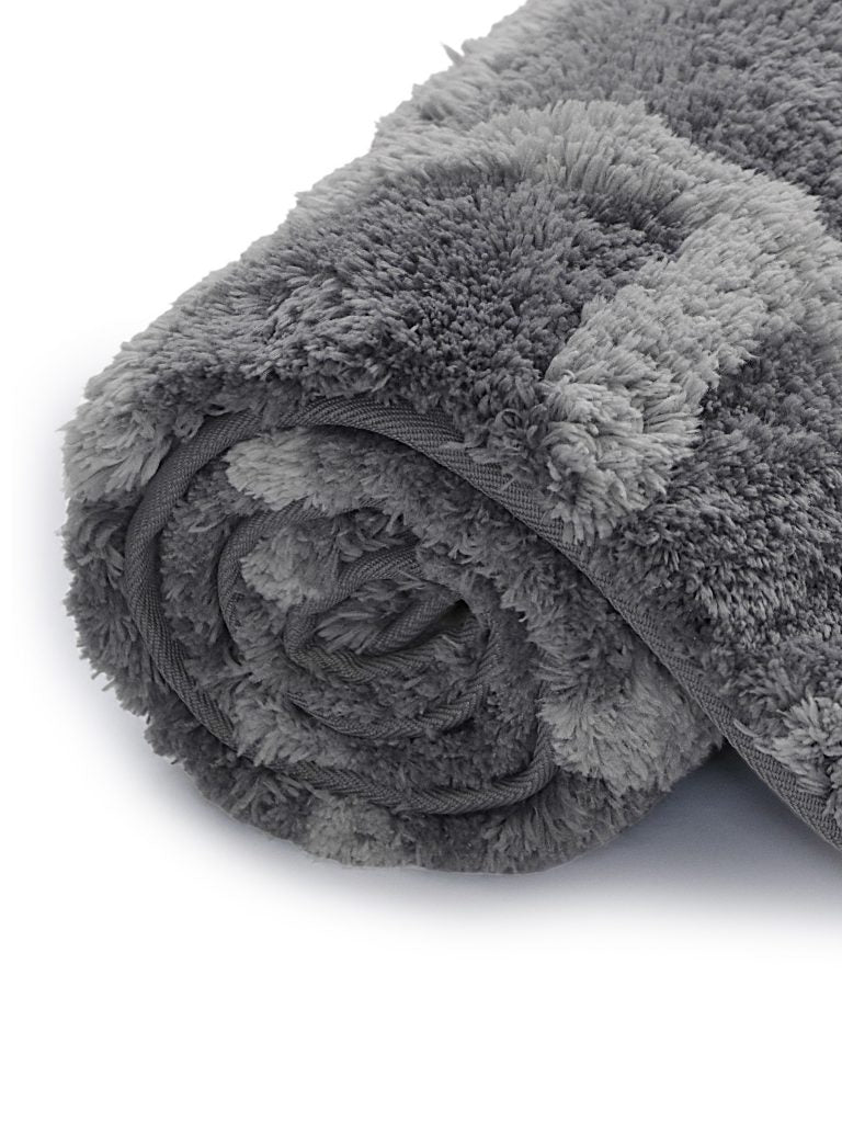 Windsor Tufted Polyester Shag Collection, Cobblestone