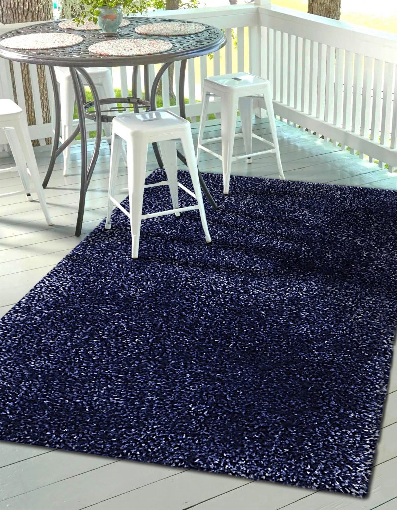 Windsor Tufted Polyester Shag Collection, Royal Plush