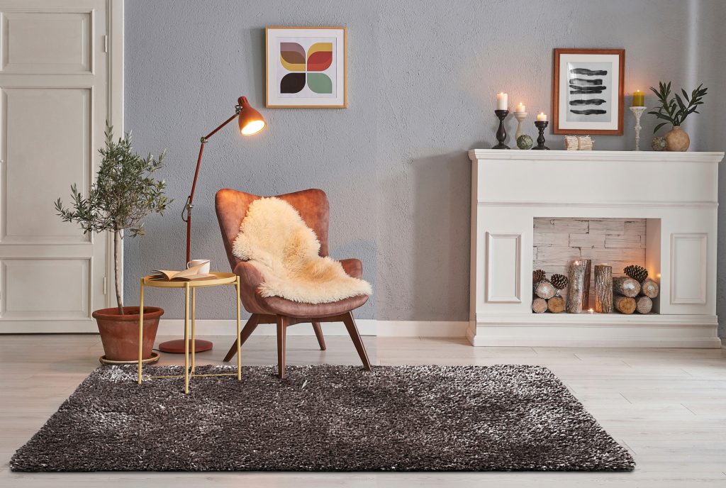 Windsor Tufted Polyester Shag Collection, Royal Plush