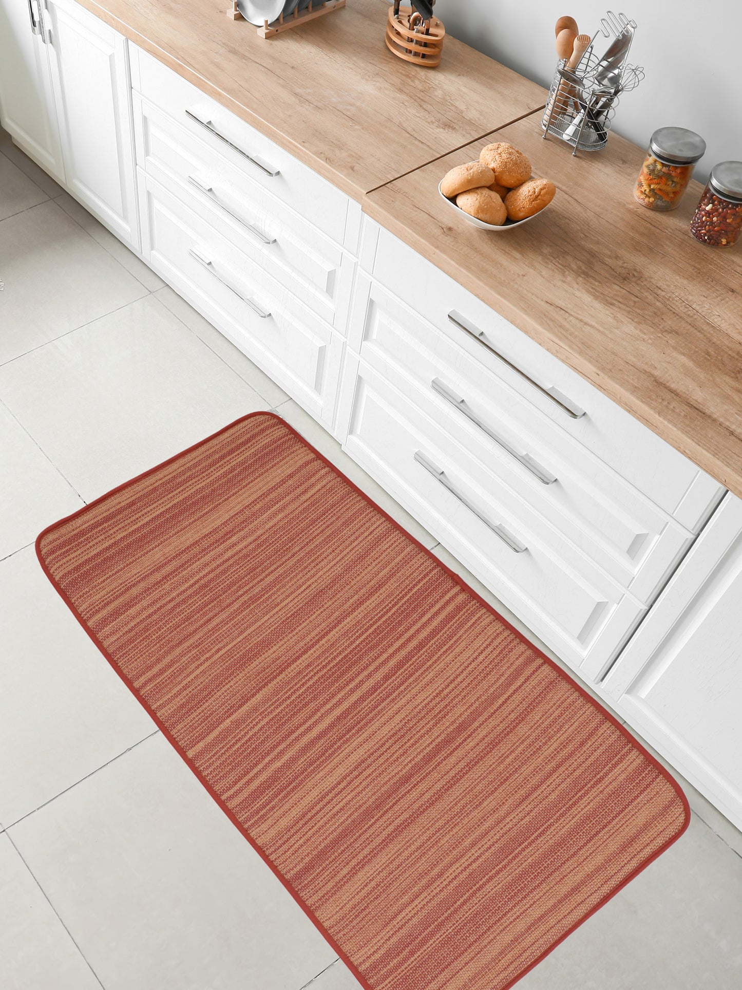Prestige Anti-fatigue Kitchen Mat Collection, Monochromatic