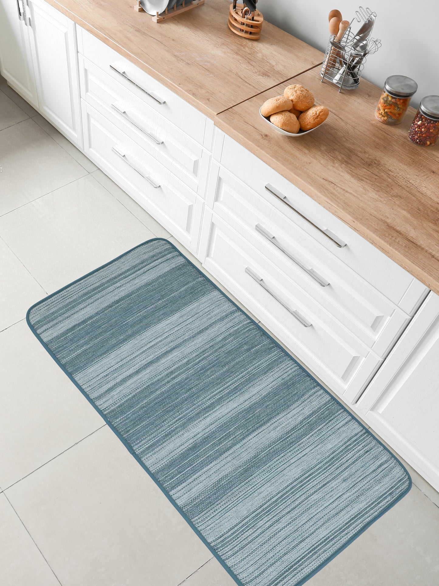 Prestige Anti-fatigue Kitchen Mat Collection, Monochromatic
