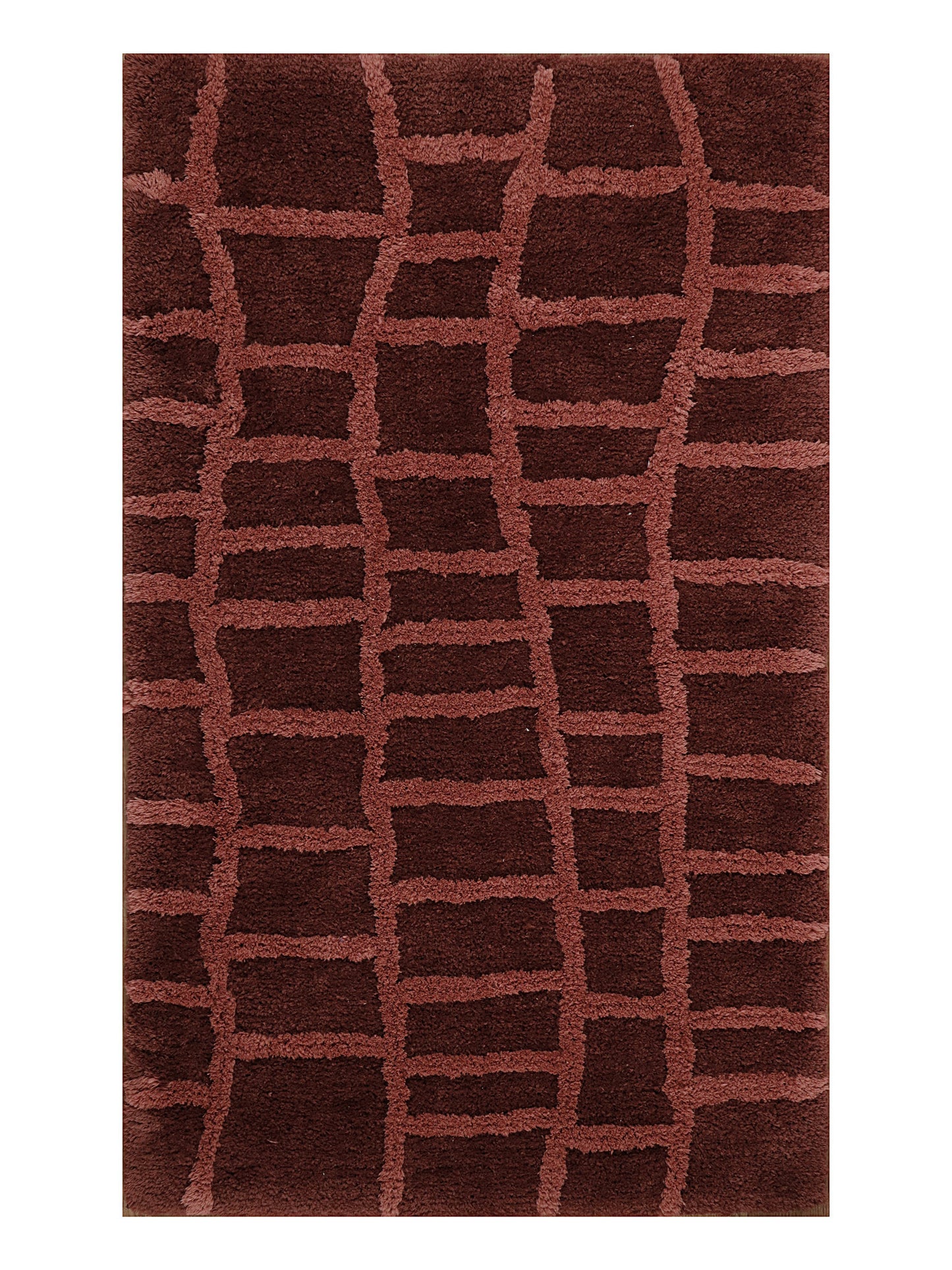 Windsor Tufted Polyester Shag Collection, Cobblestone
