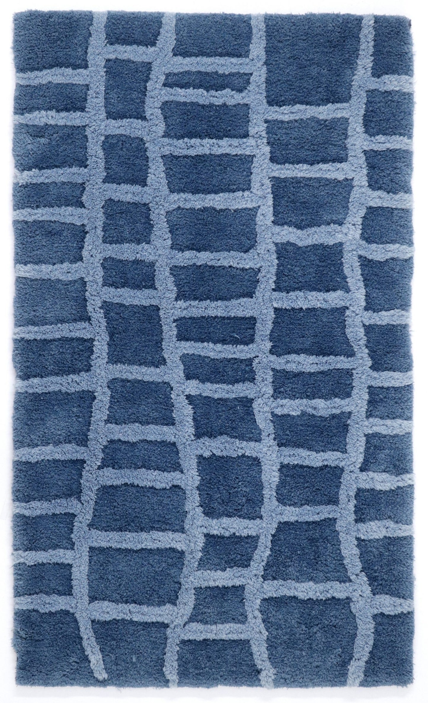 Windsor Tufted Polyester Shag Collection, Cobblestone