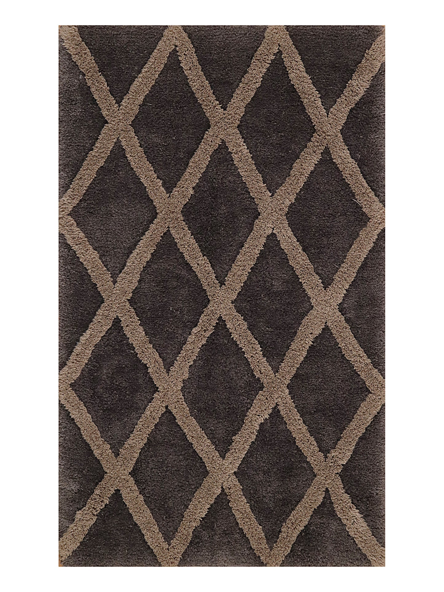 Windsor Tufted Polyester Shag Collection, Noble Diamond
